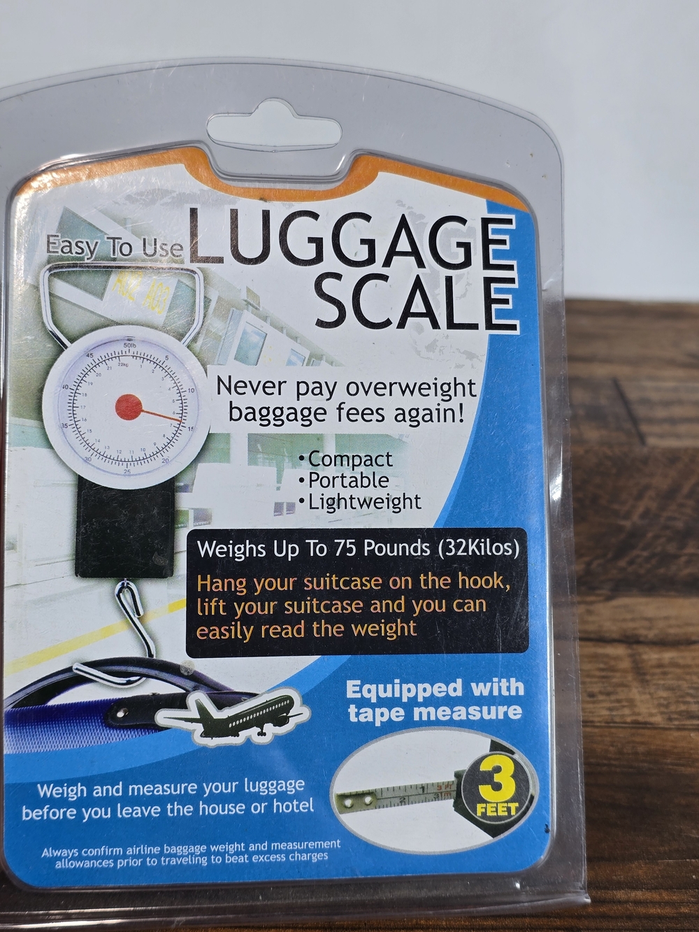 New Luggage Scale Blue
